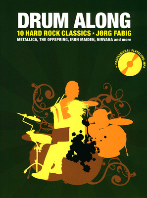 Bosworth Drum Along 10 Hard Rock Classi mušamųjų instrumentų natų sąsiuvinis