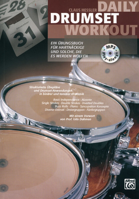 Alfred Music Publishing Daily Drumset Workout mušamųjų pratimų knyga