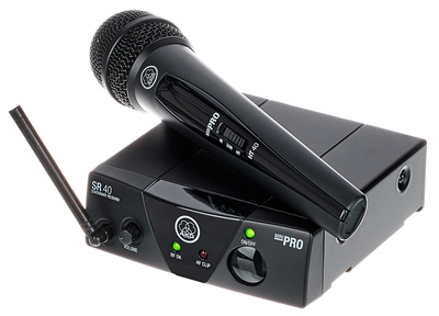 AKG WMS 40 Mini Vocal ISM1 belaidis mikrofonas su rankiniu mikrofonu