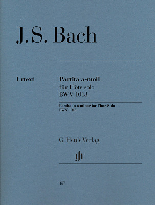 Henle Verlag Bach Partita a-moll fleitai literatūra