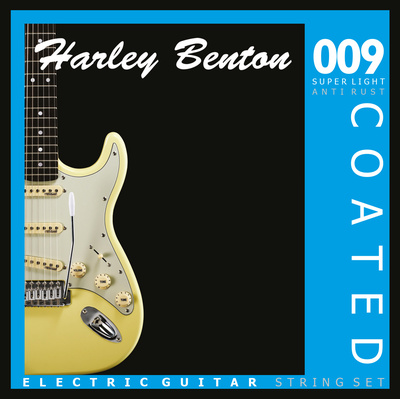 Harley Benton Coated Electric Guitar 009 elektrinės gitaros stygos