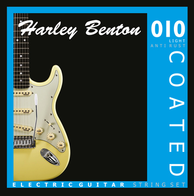 Harley Benton Coated Electric Guitar 010 dengtos elektrinės gitaros stygos