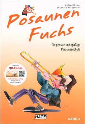 Hage Musikverlag Posaunen Fuchs 2 trombono mokykla
