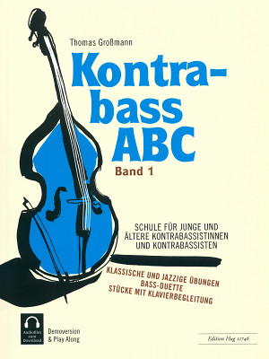Edition Hug Kontrabass ABC 1 Schule mokomoji medžiaga kontrabosui