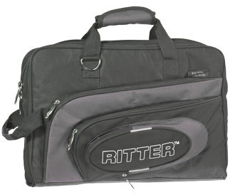 Gig Bag für Querflöte, Serie Classic, Modell RCB700-9-F/BST, 20mm hochverdichtete Schaumstoff Schutz Polsterung, RITTER Logo in reflektierendem