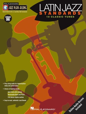 Hal Leonard Jazz Play-Along Latin Jazz džiazo pratimai su fonograma