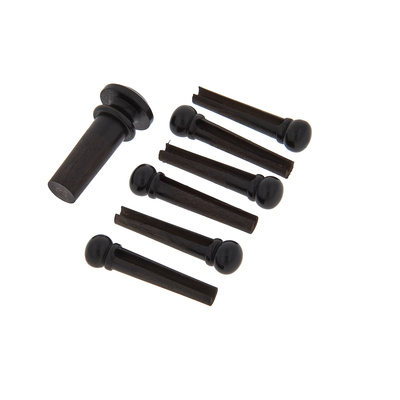 Harley Benton Parts Bridgepin setas Ebony