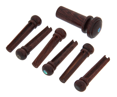 Harley Benton Parts Bridgepin Set TL Akustinės gitaros smeigtukai Aba Eye