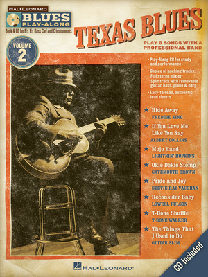 Hal Leonard Blues Play-Along Texas Blues dainų knygelė saksofonui