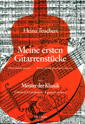 Ricordi Meine ersten Gitarrenstücke 1 klasikinės gitaros literatūra
