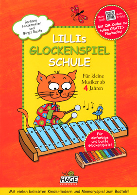 Hage Musikverlag Lillis Glockenspiel-Schule vaikiška muzikos mokykla