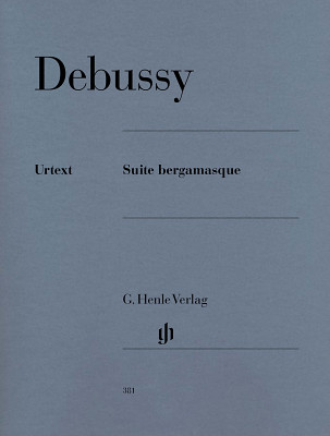 Henle Verlag Debussy Suite bergamasque fortepijono literatūra