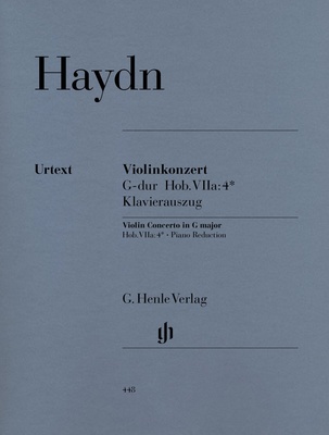 Henle Verlag Haydn Violinkonzert G-Dur klasikinės smuiko natos