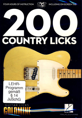 Hal Leonard 200 Country Licks gitaros vaizdo įrašas