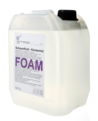Stairville Foam/Snow Fluid Concent 5l dūmų/burbulų skystis