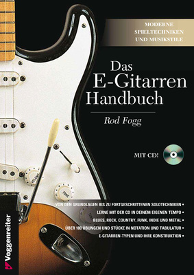 Voggenreiter Das E-Gitarren Handbuch el. gitaros mokomoji literatūra