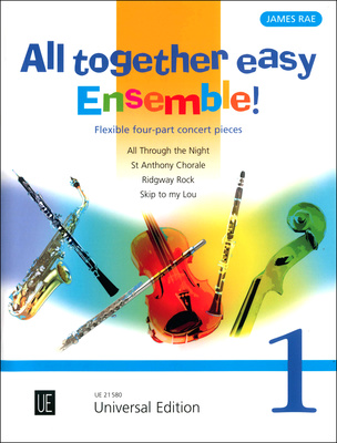 Universal Edition All Together Easy Ensemble 1 ansamblių literatūra