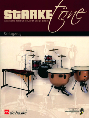 De Haske Starke Töne Drums mušamųjų instrumentų natų sąsiuvinis