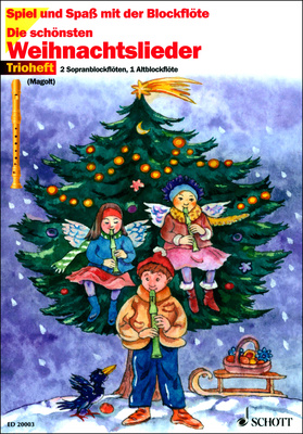 Schott Schönste Weihnachts Rec SSA dainų knyga fleitoms