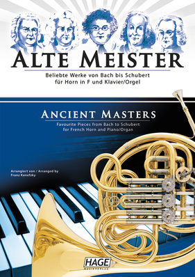 Hage Musikverlag Alte Meister Horn Piano prancūziško rago literatūra