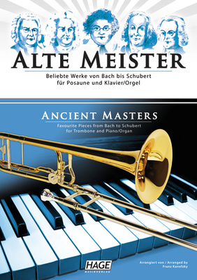 Hage Musikverlag Alte Meister Tromb Piano klasikinė trombonų literatūra