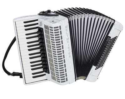 Weltmeister Topas Musette 37/96/IV White pianinis akordeonas