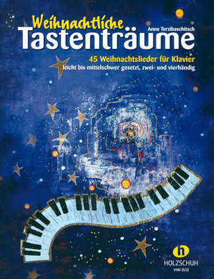 Holzschuh Verlag Weihnachtliche Tastenträume fortepijono dainų knyga