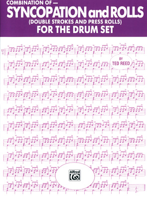 Alfred Music Publishing Syncopation Rolls Drum Set mušamųjų instrumentų literatura