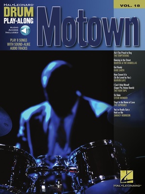 Hal Leonard Drum Play-Along Motown mušamųjų instrumentų natų sąsiuvinis