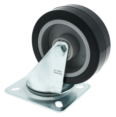 Millenium Black Wheel Without Brake ratukas dėklui
