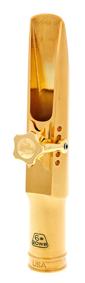 DURGA IV 6*, Metallmundstück für Baritonsaxophon, Bahnöffnung: 2,41mm, Professional Line, Gold Finish, in der Art wie Berg Larsen, Lawton,