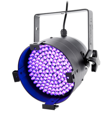 B-Stock, Stairville LED Par56 10mm UV, LED Par 56 mit 144 Stück 10 mm UV Effekt LEDs. Ideal geeignet für Clubs, Bars, Bühnen, Ausstellungen, u.v.m.