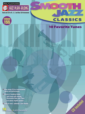 Hal Leonard Jazz Play-Along Smooth Jazz džiazo pratimų knyga su fonograma  
