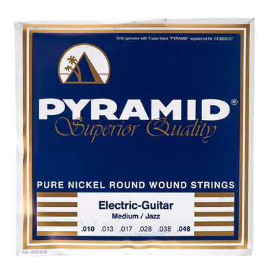 Pyramid Pure Nickel Medium/Jazz elektrinės gitaros stygos