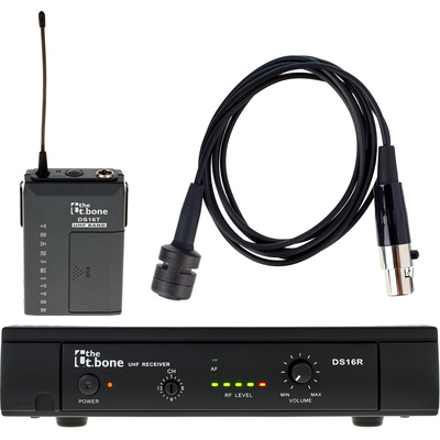 the t.bone TWS Lapel Set 600 MHz belaidis mikrofonas su segamu mikrofonu