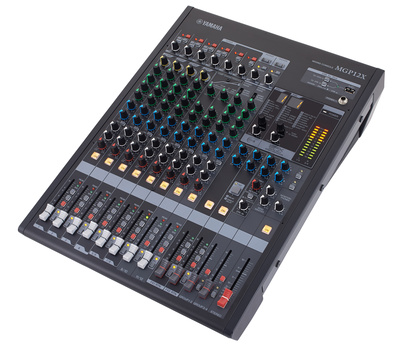 B-Stock, Yamaha MGP12X, 12-Kanal Mischpult, 6 Mono Mikrofon-/Line-Inputs (XLR/Klinke), 2 Mono Mikrofon-/Stereo-Line-Inputs (XLR/2xKlinke), 2 Stereo