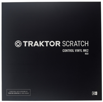 Native Instruments Traktor Scratch Vinyl Red MkII timecode vinilas