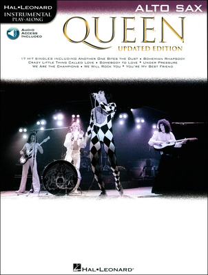 Hal Leonard Queen Alto Sax Play-Along saksofono dainų knygelė  