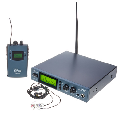 B-Stock, the t.bone IEM 200 - 606 MHz, UHF Stereo In-Ear Wireless System mit insgesamt 961 Frequenzen, bis zu 16 Systeme parallel, Stereo- Mix/Mono