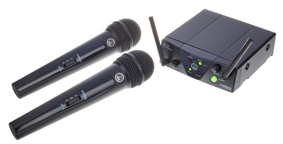 AKG WMS 40 Mini Dual Vocal belaidis mikrofonas su rankiniu mikrofonu