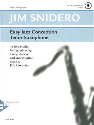 Advance Music Easy Jazz Conception 1 T-Sax pažengusi literatūra saksofonui