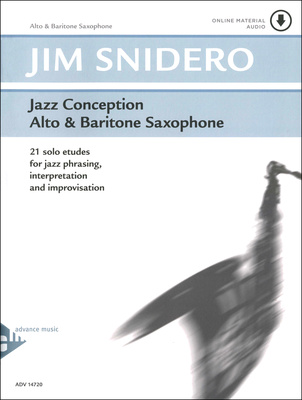 Advance Music Jazz Conception 3 A-Sax pažengusiųjų saksofono literatūra