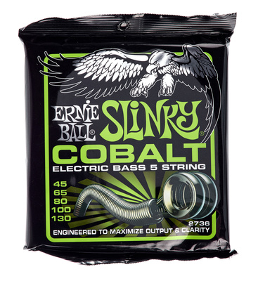 Ernie Ball 2736 elektrinės bosinės gitaros stygos 045 5 stygų modeliams