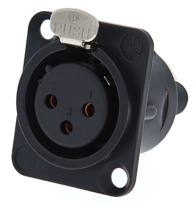 Neutrik NC3 FD-S-1-B 3-pin XLR jungtis (moteriška)