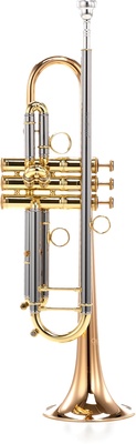 CTR-6580H-GSS-L, Bb-Trompete, ML-Bohrung: 11,70 mm, 5"" (127 mm) Standard Goldmessing-Schallstück (Wandung: Standard), Edelstahl-Ventile,
