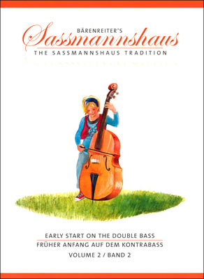 Bärenreiter Sassmannshaus Anfang Bass 2 mokomoji medžiaga kontrabosui