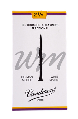 Vandoren White Master Traditional 2.5 Bb klarneto liežuvėlis (vokiškas)