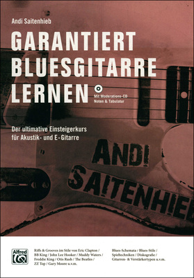 Alfred Music Publishing Garantiert Bluesgitarre lernen gitaros literatūra