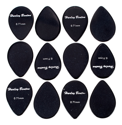 Harley Benton Small Tear Drop Pick Set 0,71 standartinių mediatorių rinkinys