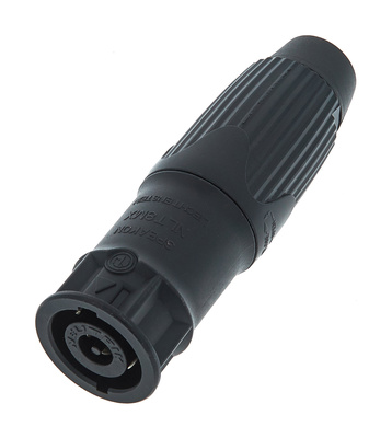 NLT 8MX-BAG, Speaker Twist Buchse für Kabelmontage; Ganzmetallgehäuse; 8-polig; wetterfest Farbe Schwarz